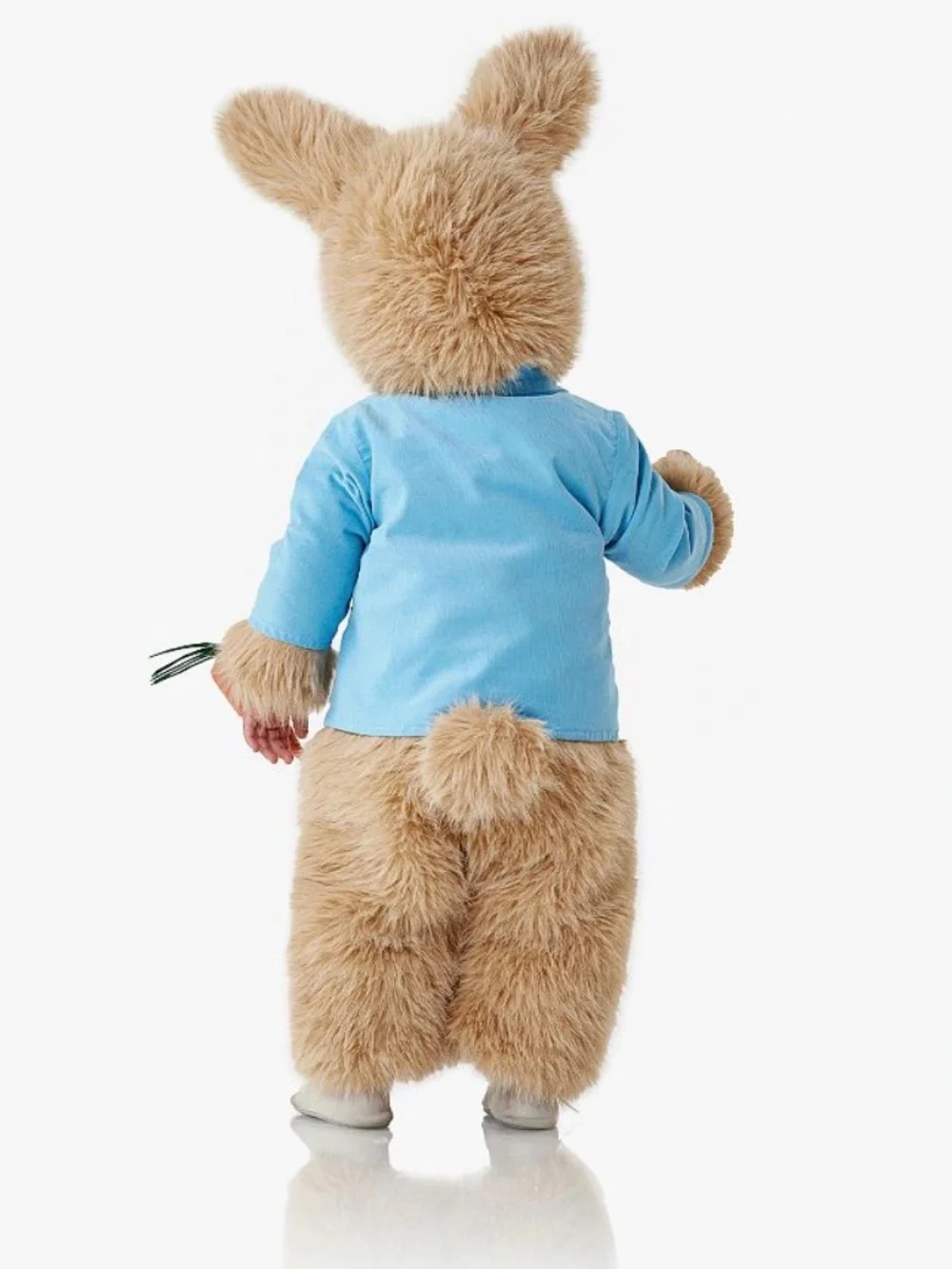 Pottery Barn Kids Blue Jacket Brown Bunny Costume with Carrot NWOT